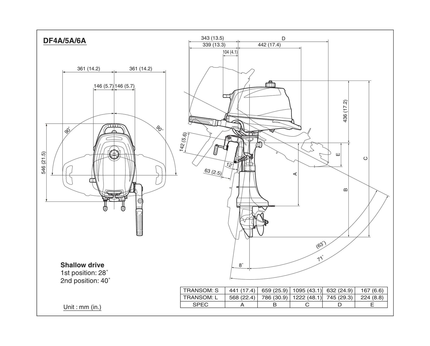 Сузуки DF6A 4-тактный Сузуки DF6A 4-тактный